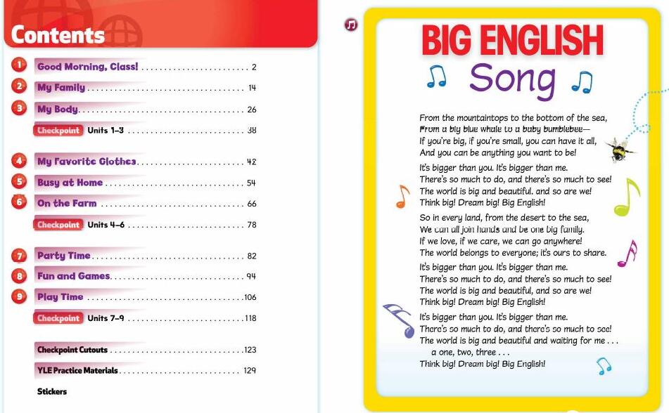 《Big English》少儿英语教材介绍