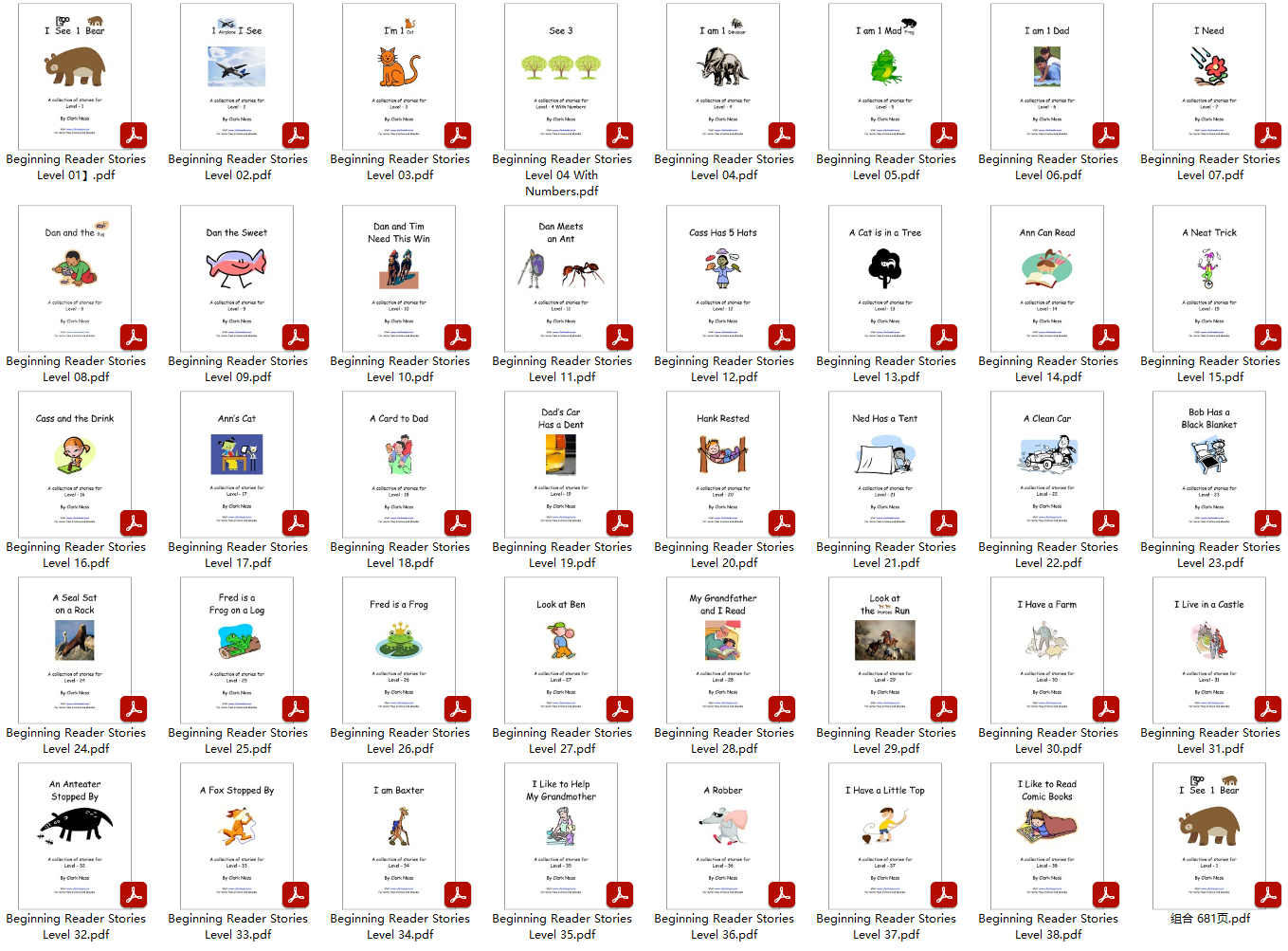 【分享】稀缺英语早读晚诵1-38级分级绘本pdf,轻松积累大量词汇、培养语感!
