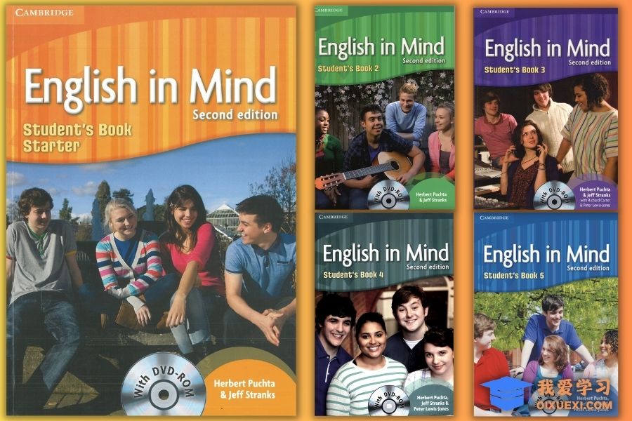 原版教材||剑桥英语English In Mind第二版(含学生书+教师书+练习册+音频+单词表+白板软件等),这套重点学校、外语学校指定用!