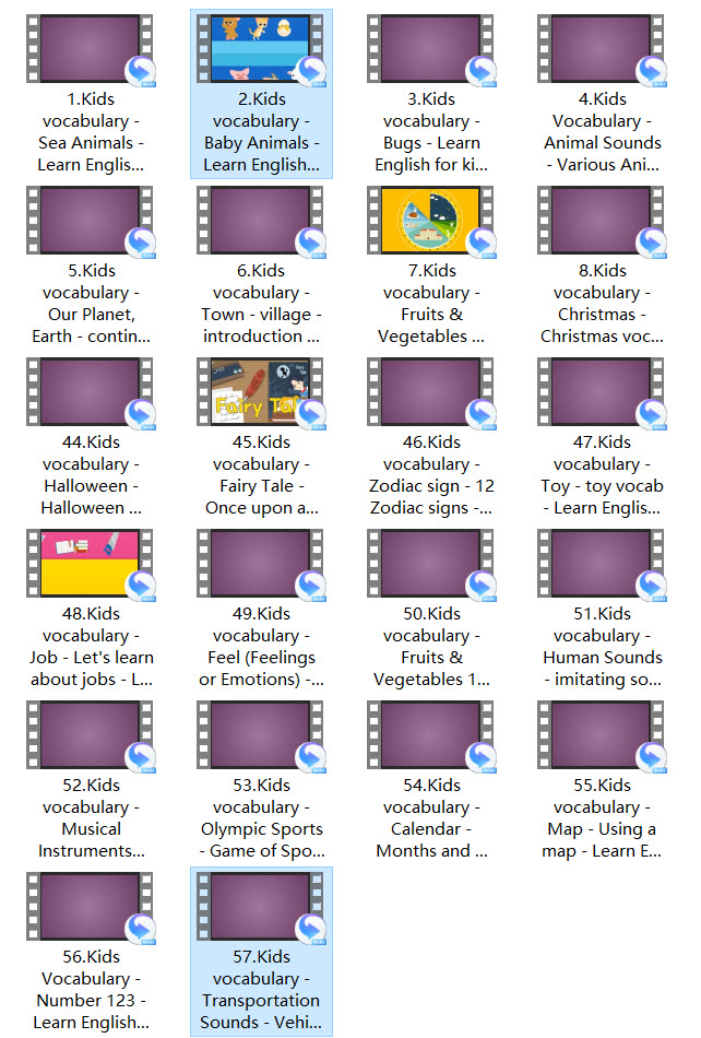 english singsing57全集儿童全科学习英文词汇动画课视频下载 english singsing57全集儿童全科学习英文词汇动画课视频下载