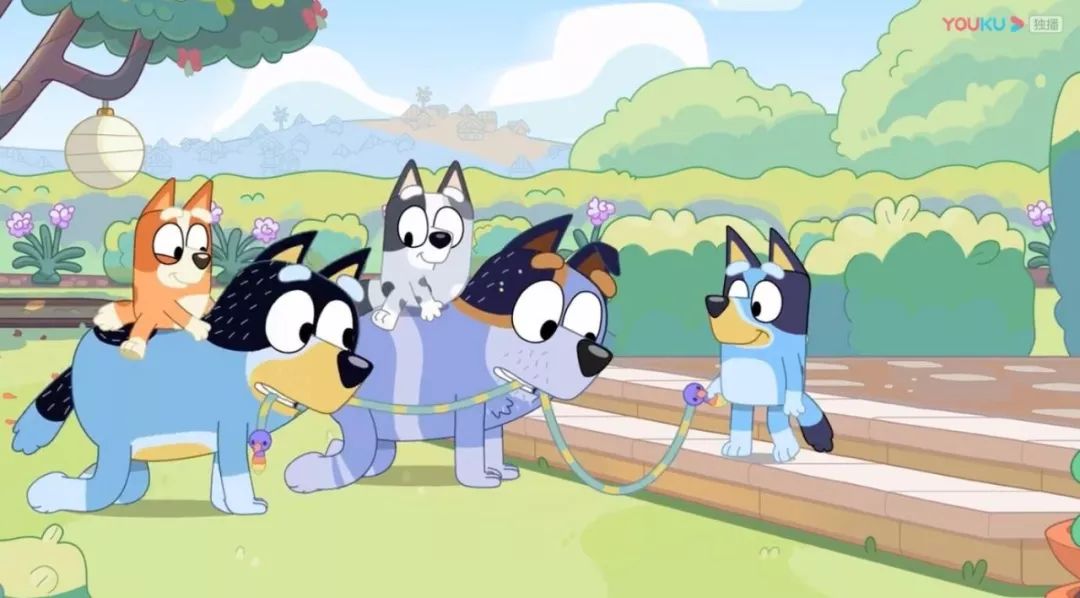 【首发】全网最全布鲁伊一家Bluey中文版52集值得90%的爸爸学习