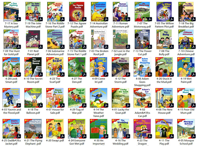 喜马拉雅童老师牛津阅读树1-9级视频+PDF电子版【扫描版】