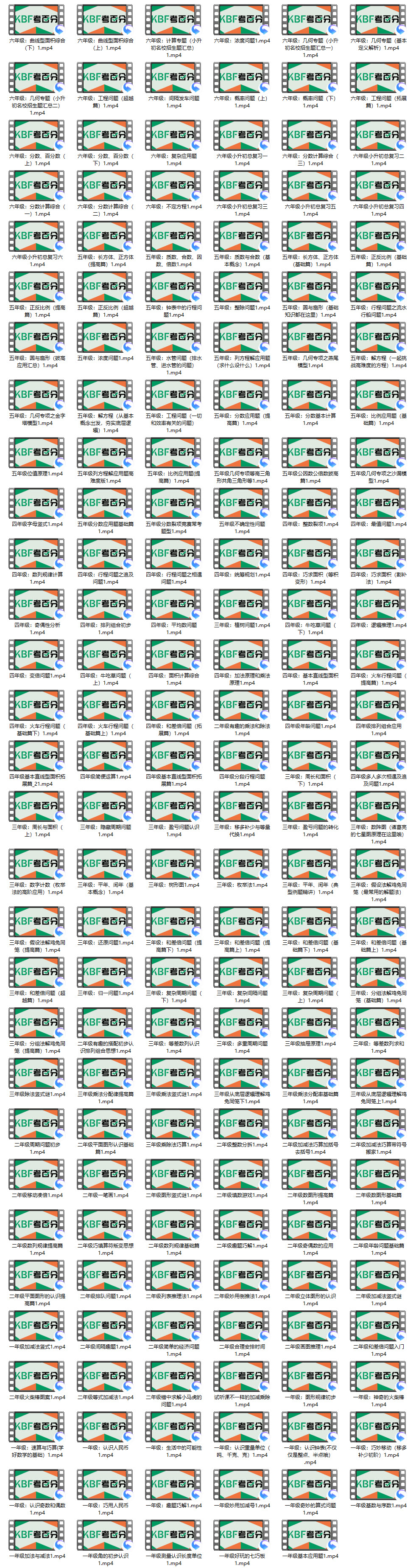 白老师奥数1000题精讲1-6年级PDF电子版+视频讲解夸克网盘