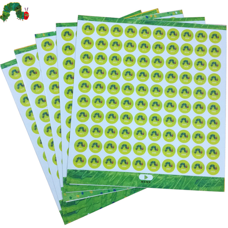 早教机/点读学习张录音贴3张音频贴15毛毛虫点读笔官网贴纸好饿小彼恩