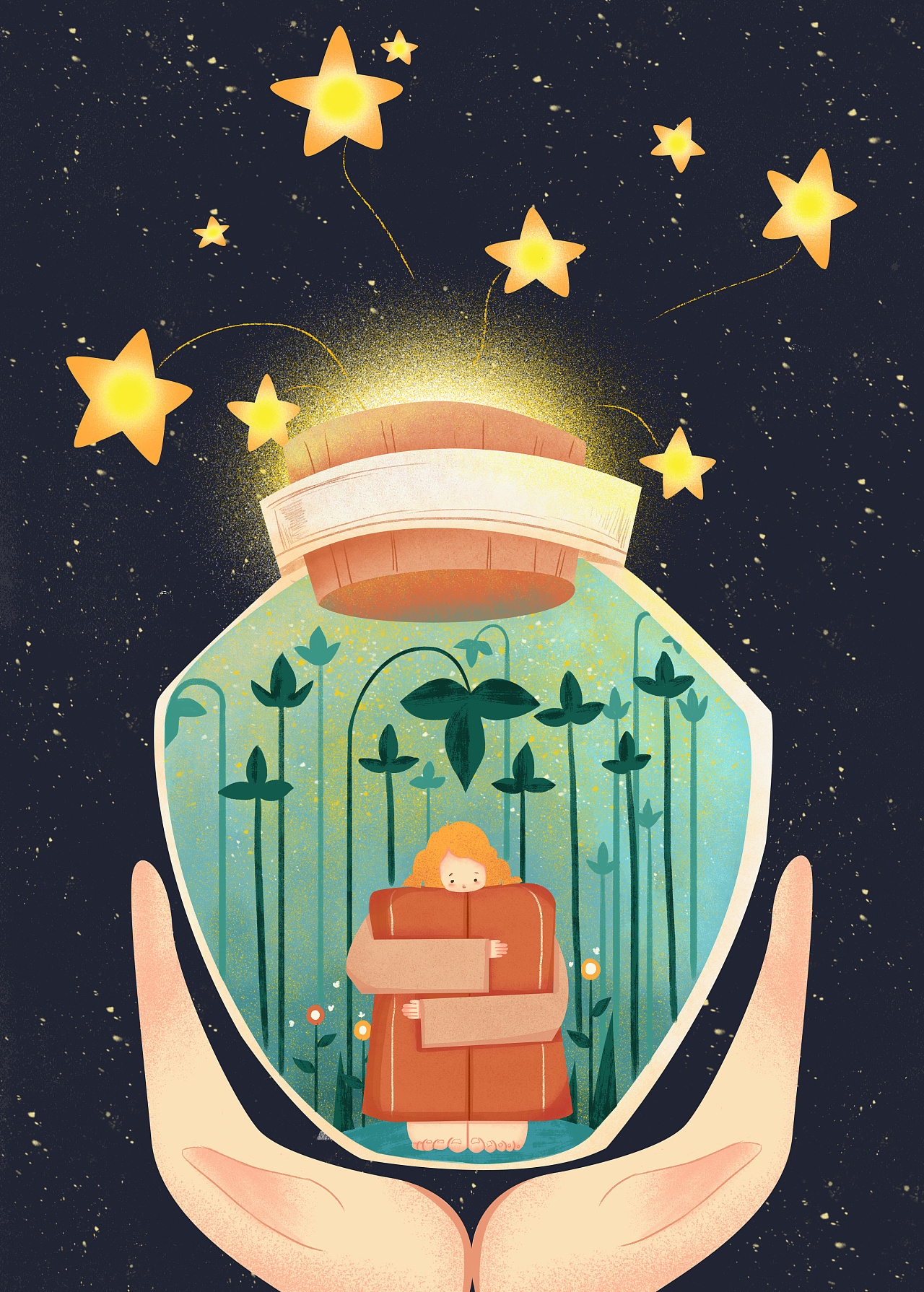 关注自闭症儿童|插画|儿童插画|冬月2017 - 原创作品 - 站酷 (ZCOOL)